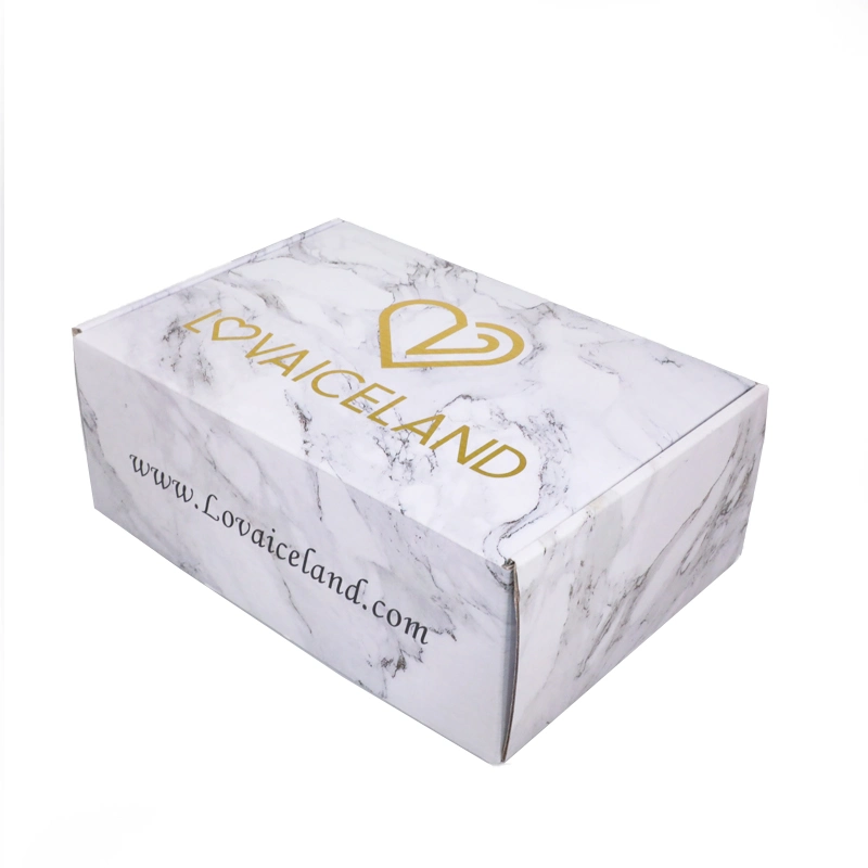 Earphone Packaging Box Electronics Packaging Paper Box White Gold Foil Stamp Cases Box High quality/High cost performance 