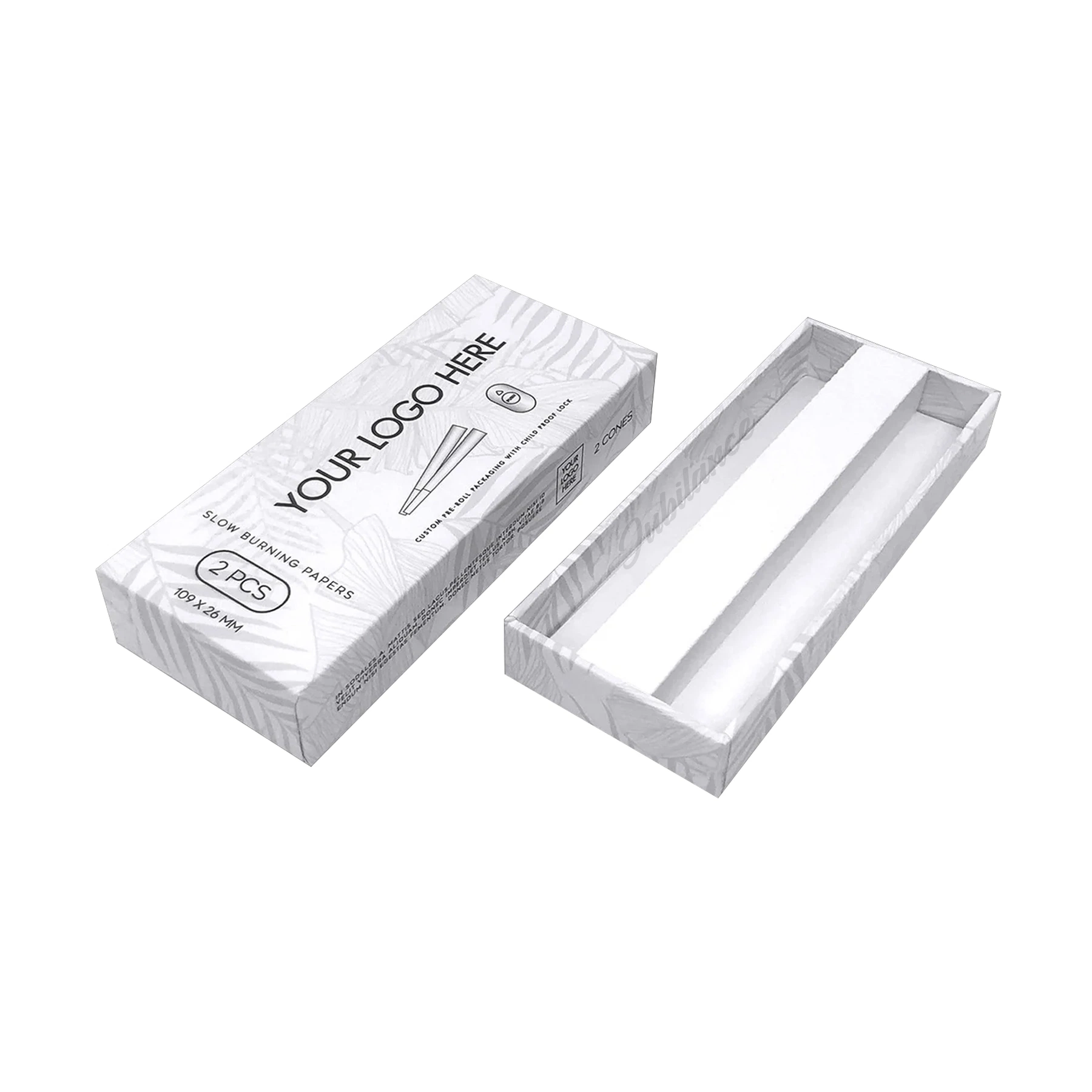 Customized Logo Pre Roll Folding Cardboard Line Preroll Packaging Preroll Box Packaging