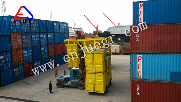 50kg 100kg Port Use 20feet Containerized Bulk Cargo Bagging and Weighing Filling Machine