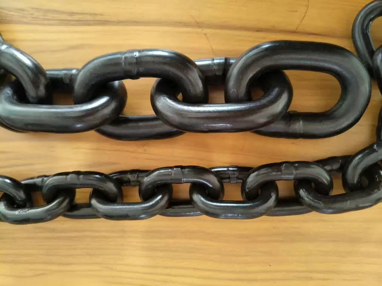 G80 Chain with Hooks in 2 Ends, Tie Down Chain, Lifting Chain, Yellow Zinc Plated