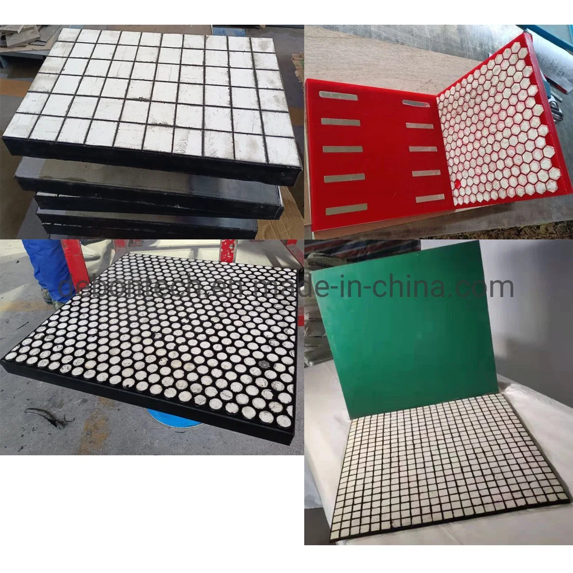 Wear Resistant Conveyor Chute Ceramic Rubber Wear Liner Sheets Composite Plate Lining