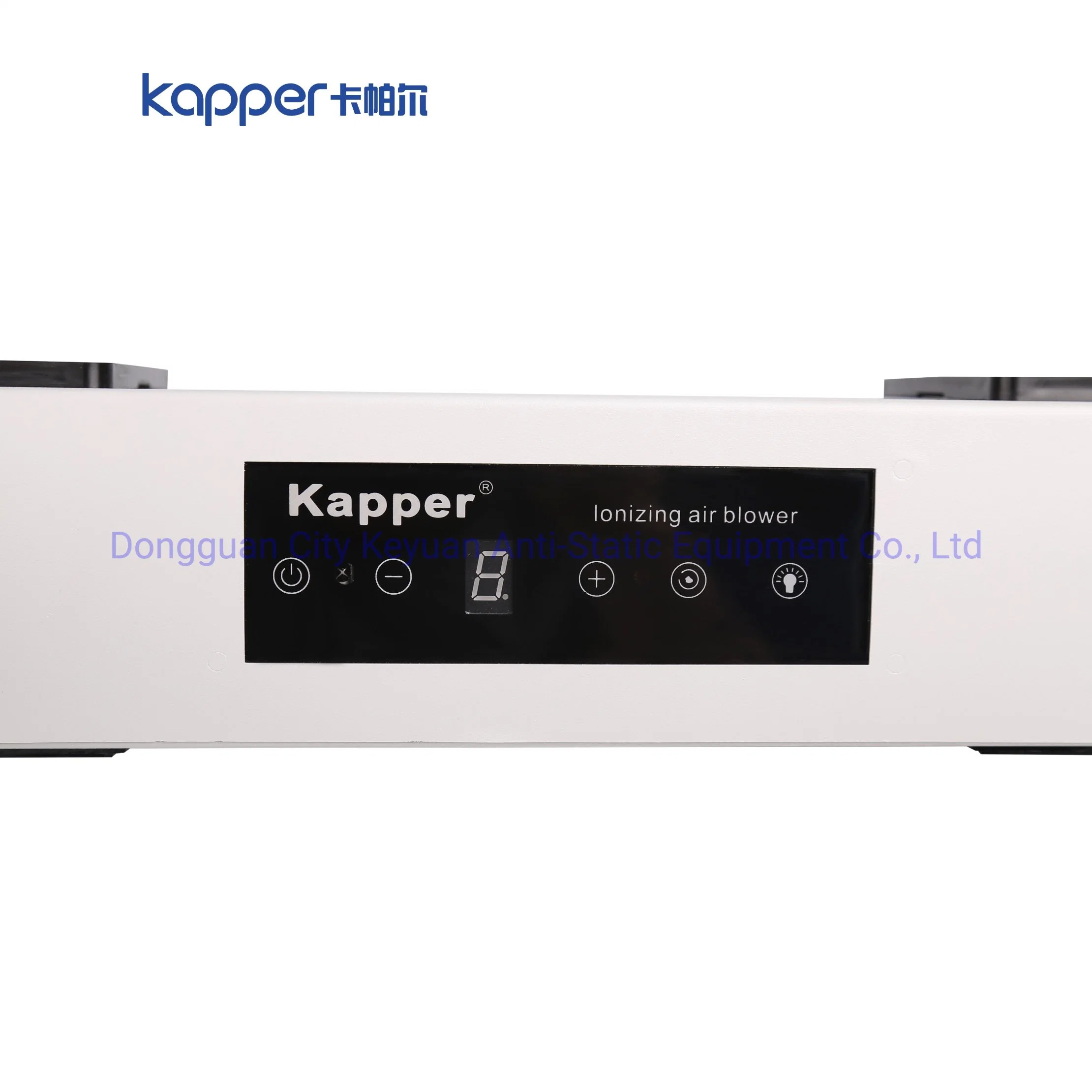 Kapper Clean Room LED Display Anti Static Overhead 2-Fans Ionzing Blower Static Discharge