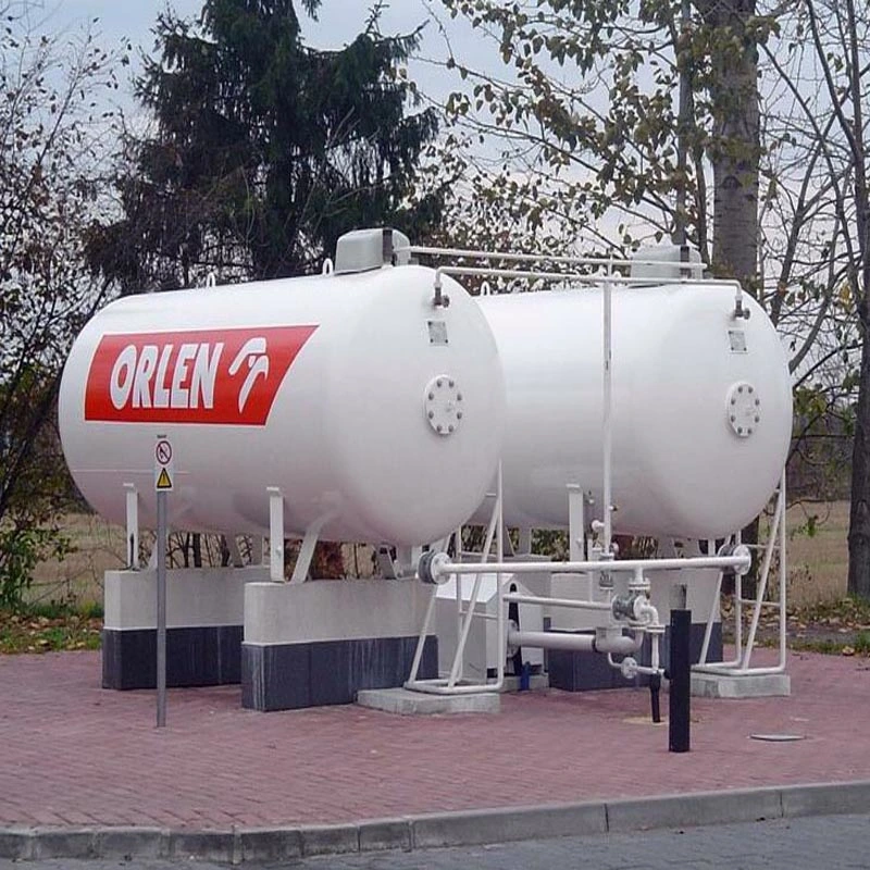 Movable Customized High Pressure Gas Trailer Storage Filling LPG Tank