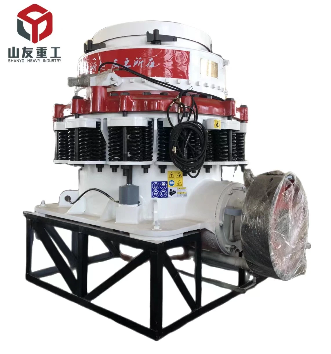 Mineração Granite Hard Stone Crusher Machine, Gold Iron Ore Rock Cone Crusher Machine, CS Hydraulic Symons Cone Crusher