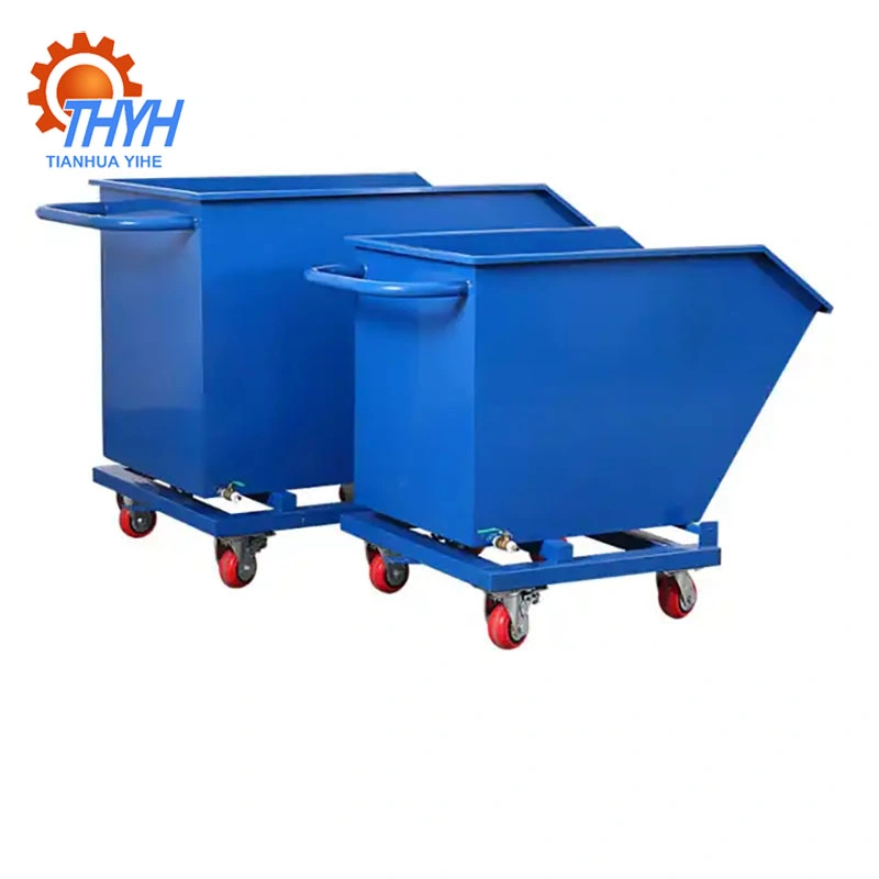 Industrial Forklift Attachment Self Dumping Hopper Bin Waste Hopper Container Storage Bins