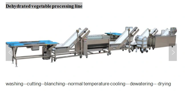 Multifunctional Hot Selling Dehydrated Vegetable Processing Line