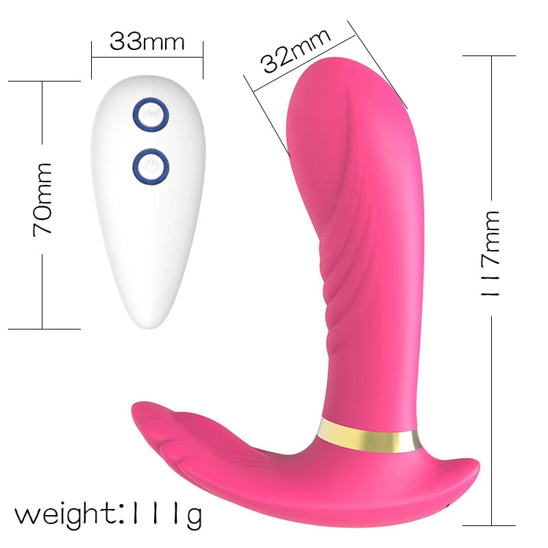 Soft Silicone Anal Plug Sex Toy Vibrator Remote Control Electronic Prostate Massager for Men Butt Massage