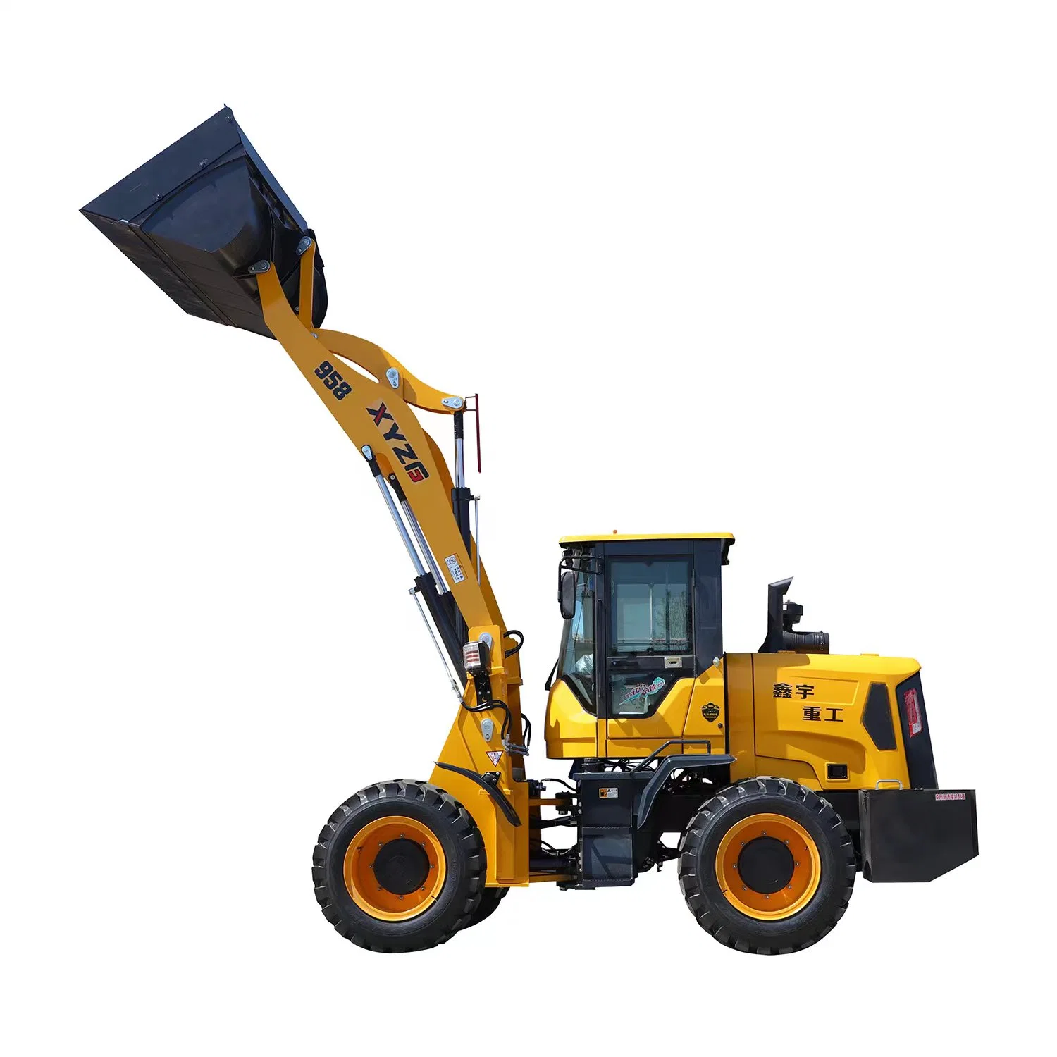 Zl958 Multipurpose Road Construction Full Hydraulic Small Wheel Loader with CE Manufacturer