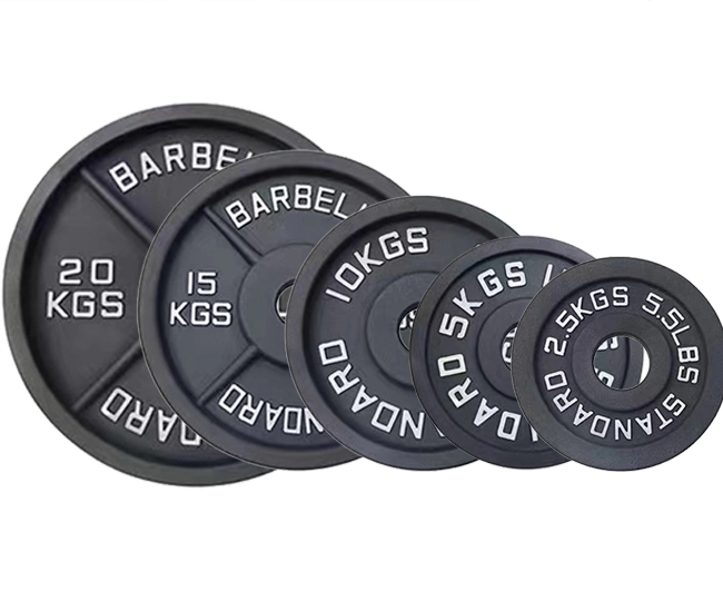 Cheap Price Fitness Body Building Gym Equipment 45lb Barbell Plates Standard Cast Iron Barbell Weight Plates