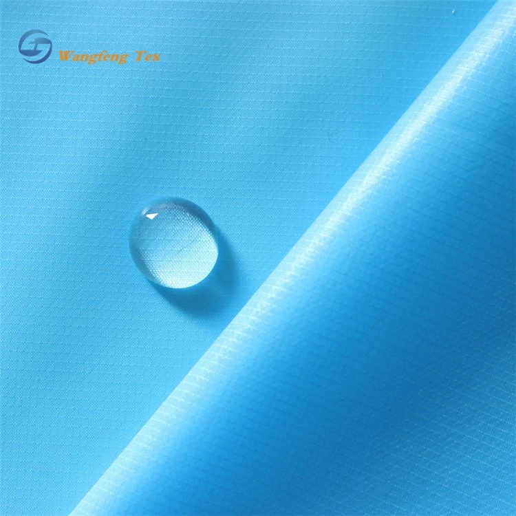 210t 0.3 Ripstop Polyester Taffeta Fabric for Waterproof Picnic Tablecloth Airbed