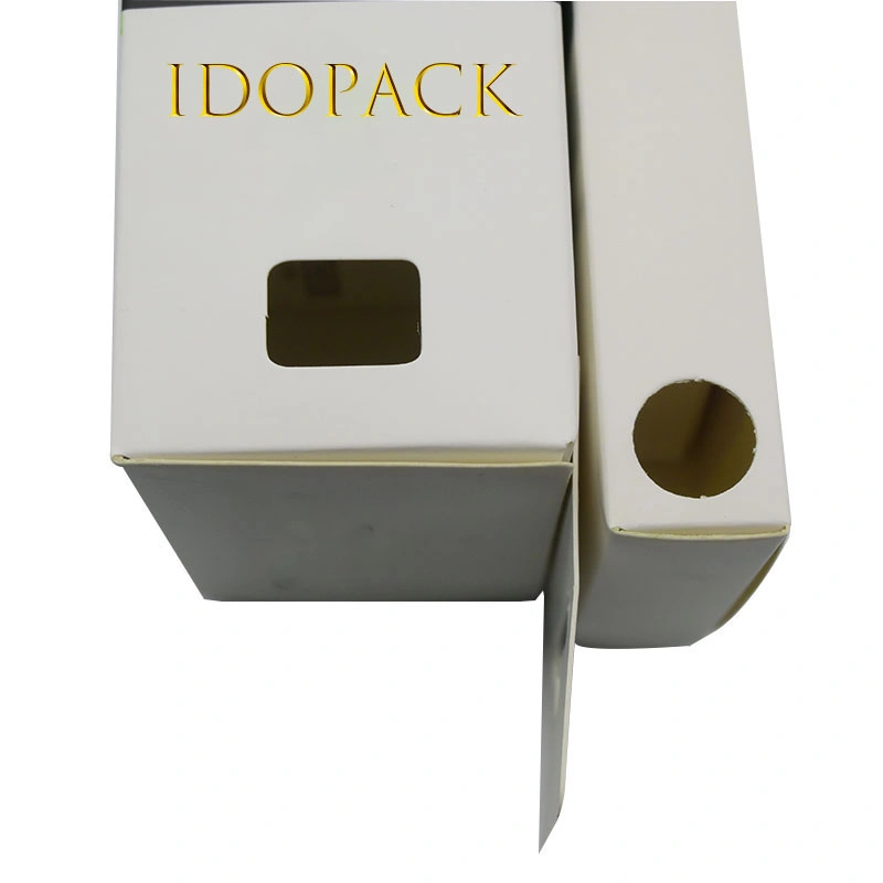 Custom Logo Exclusive Child Proof Cartridge Paper Packaging Box Disposable Boxes Cardboard Packaging 510 Carts PVC Window