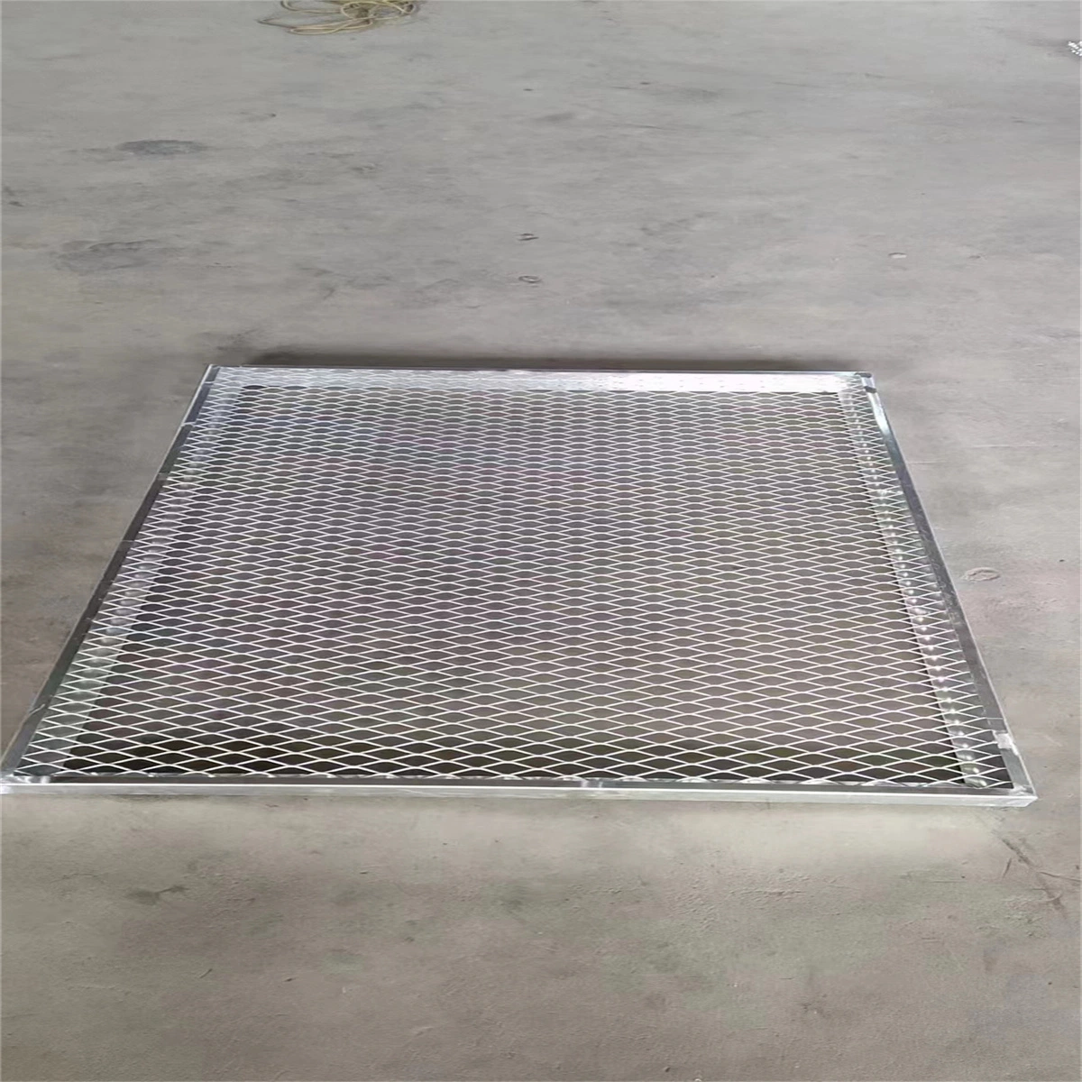 Powder Coating Hole Mesh Aluminum Expand Metal Mesh Decorative Diamond Net