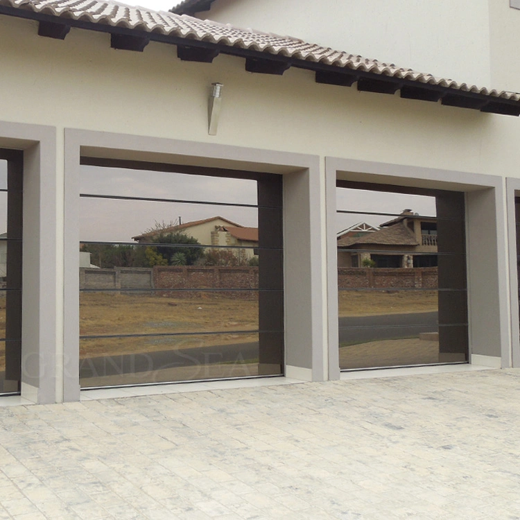 Insulated Tempered Glass Garage Door with Plexiglass Garage Doors