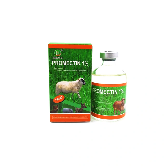 Ivermectin Injection GMP Level Veterinary Pharmaceutical Injection Goats Use Medicine 100ml Good Quality