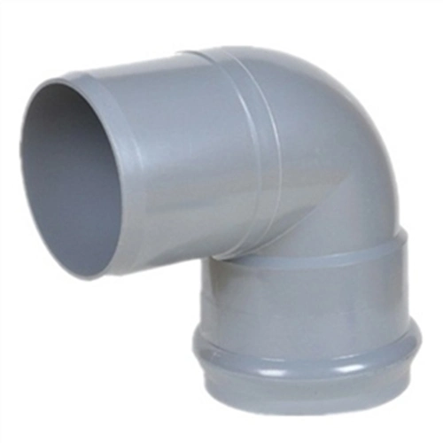 High quality/High cost performance  Plastic 45 Deg. Pipe Fittings PVC Pipe 90 Degree Elbow and Fittings UPVC Pressure Pipe Fitting for Water Supply Rubber Ring Joint 1.0MPa