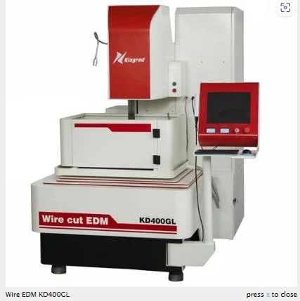 Máquina de corte de fio CNC EDM Servo Control de alta velocidade Kd400gl-L