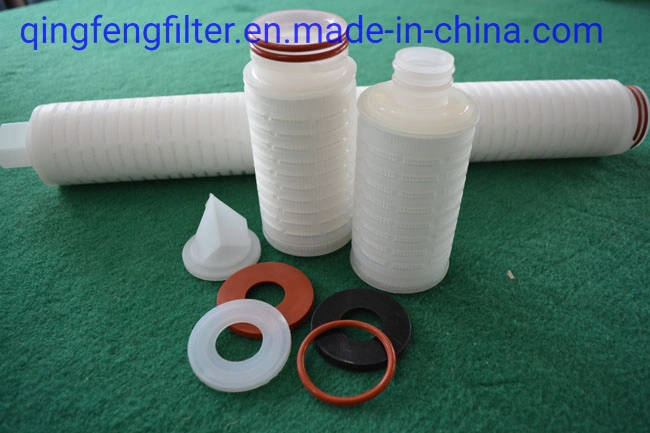 10 Inch Water Filters Diameter 69mm 5 Micron Absolute PP/PVDF/PTFE/Pes/Nylon/ Depth Pleated Filter Cartridges for Paints Inks and Coatings