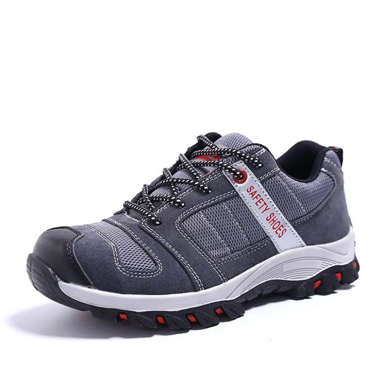 Industrial Genuine Leather Steel Protection Toe Work Safety Shoe