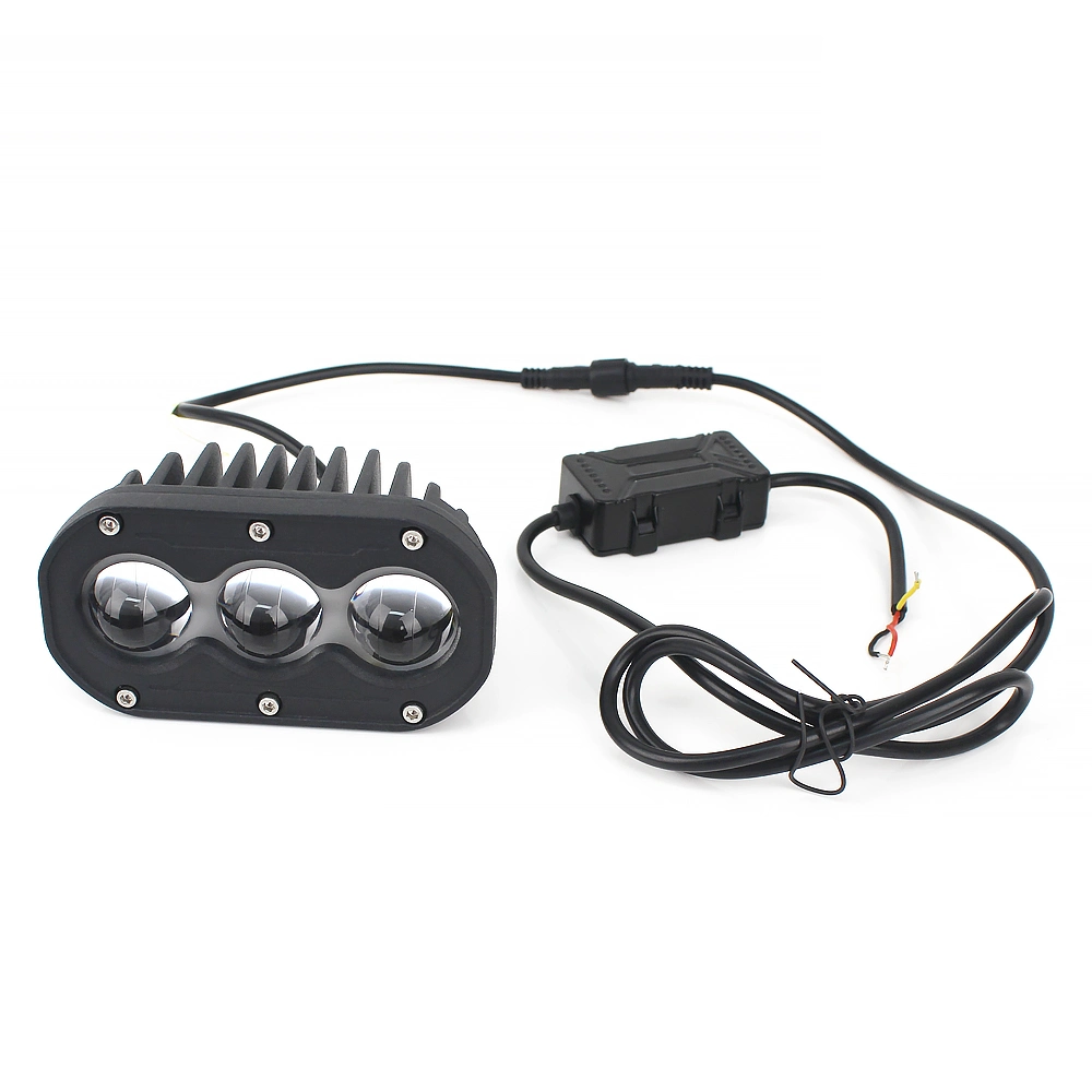 U18 Motorrad-Beleuchtung 40W 60W LED Motorrad Scheinwerfer Faro Moto Dual Color Set Weiß Gelb