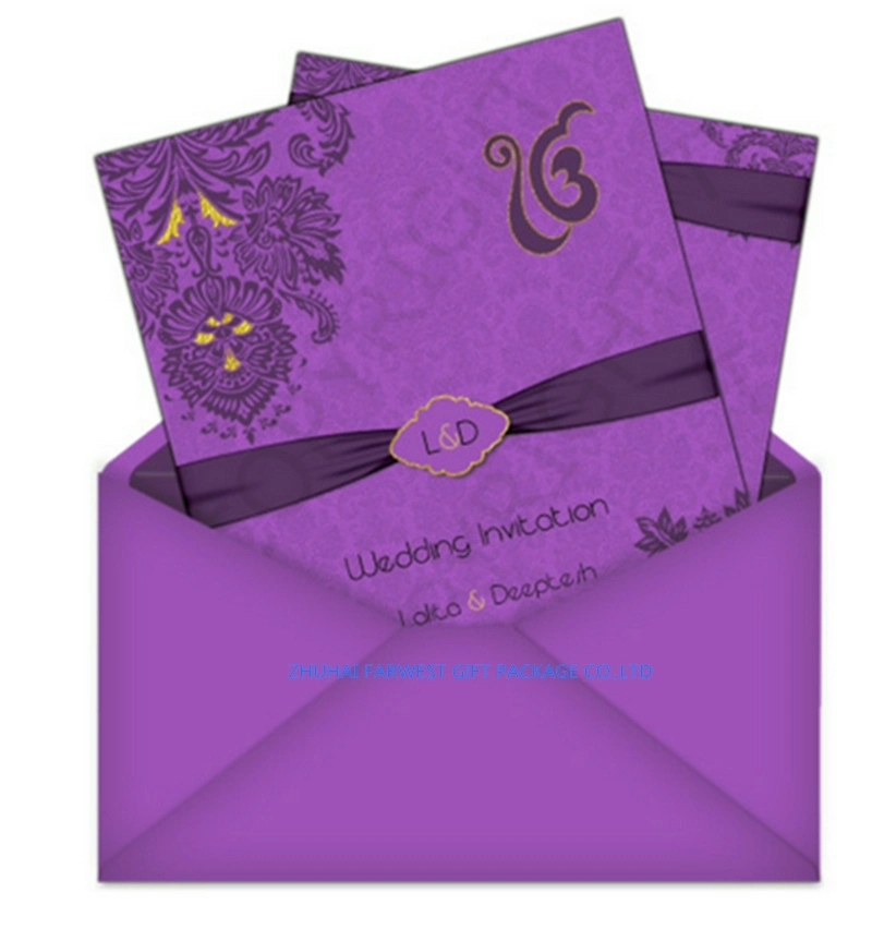 Luxury Fancy Paper Wedding Invitation Cards Bussiness Invitation Cards Wholesale/Supplier