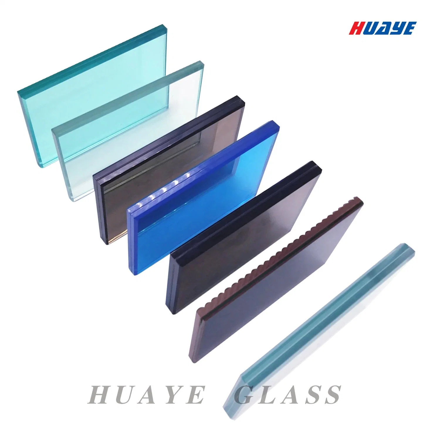 Flat Curved Colored Laminated Glass for Indoor Decoration and Glass Railing