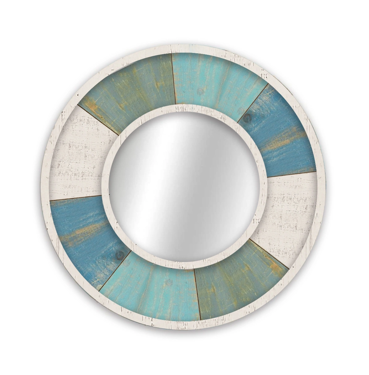 Blue Ocean Seaside Design Wall Mirror