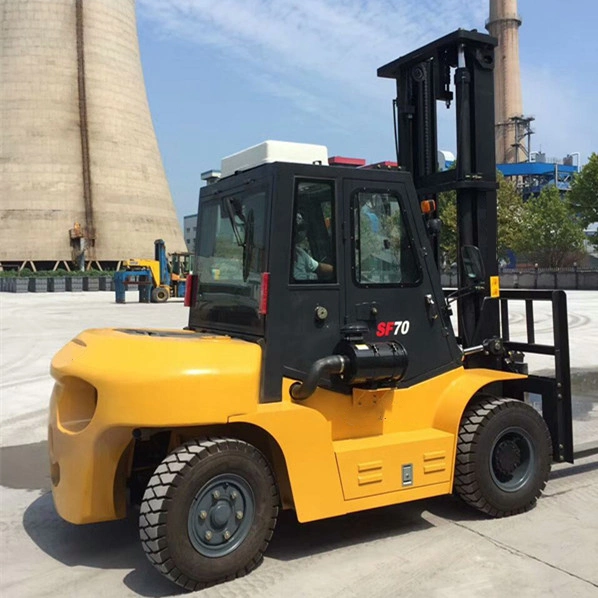 7 Ton Forklift Material Handling Equipment with Paper Roll Clamp