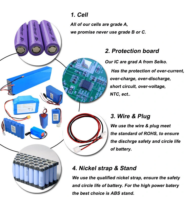 Lipo Battery Pack 18650 Rechargeable Battery Battery 6V Solar Panel Battery