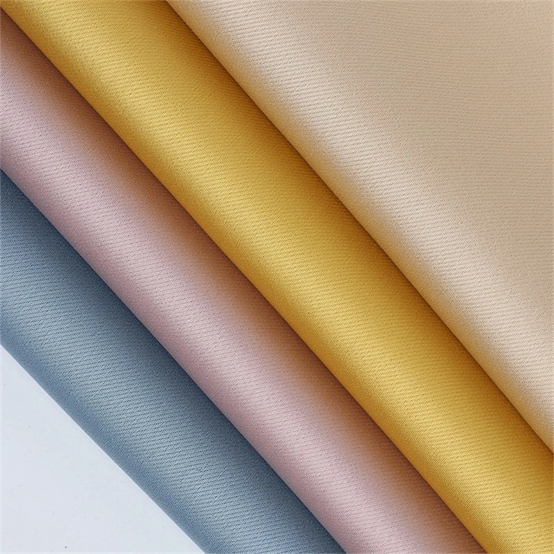 Yigao Textile 100%Polyester Bright Satin Fabric Dress Fabric