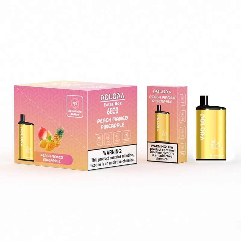 Recargable de alta calidad de la Vaina Original 5000 inhalaciones caja adicional Vape desechables