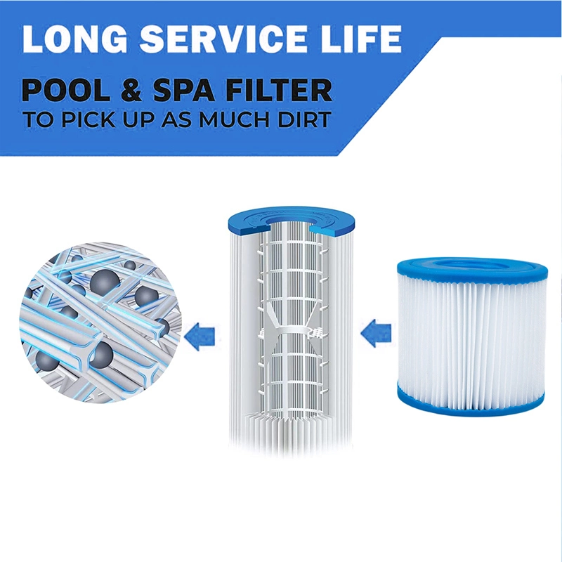 Home Garden Inflatable Swimming Pool SPA Replacement Sand Water Filter Treatment Purifier Cartridge Filtration System Pool Equipment Filter Pump & Accessories