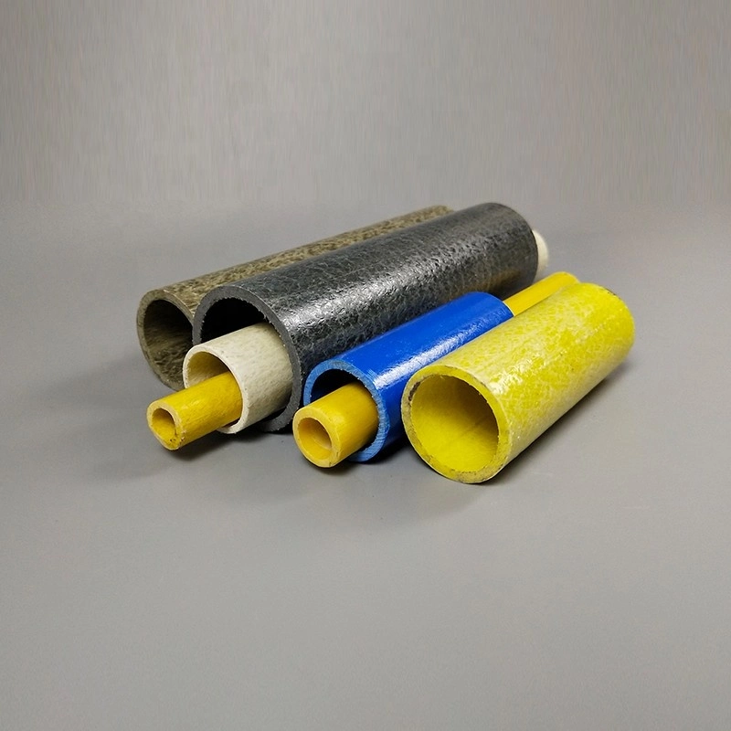 Fiberglass FRP GRP Pultruded Round Tubes Pipes for Handrail