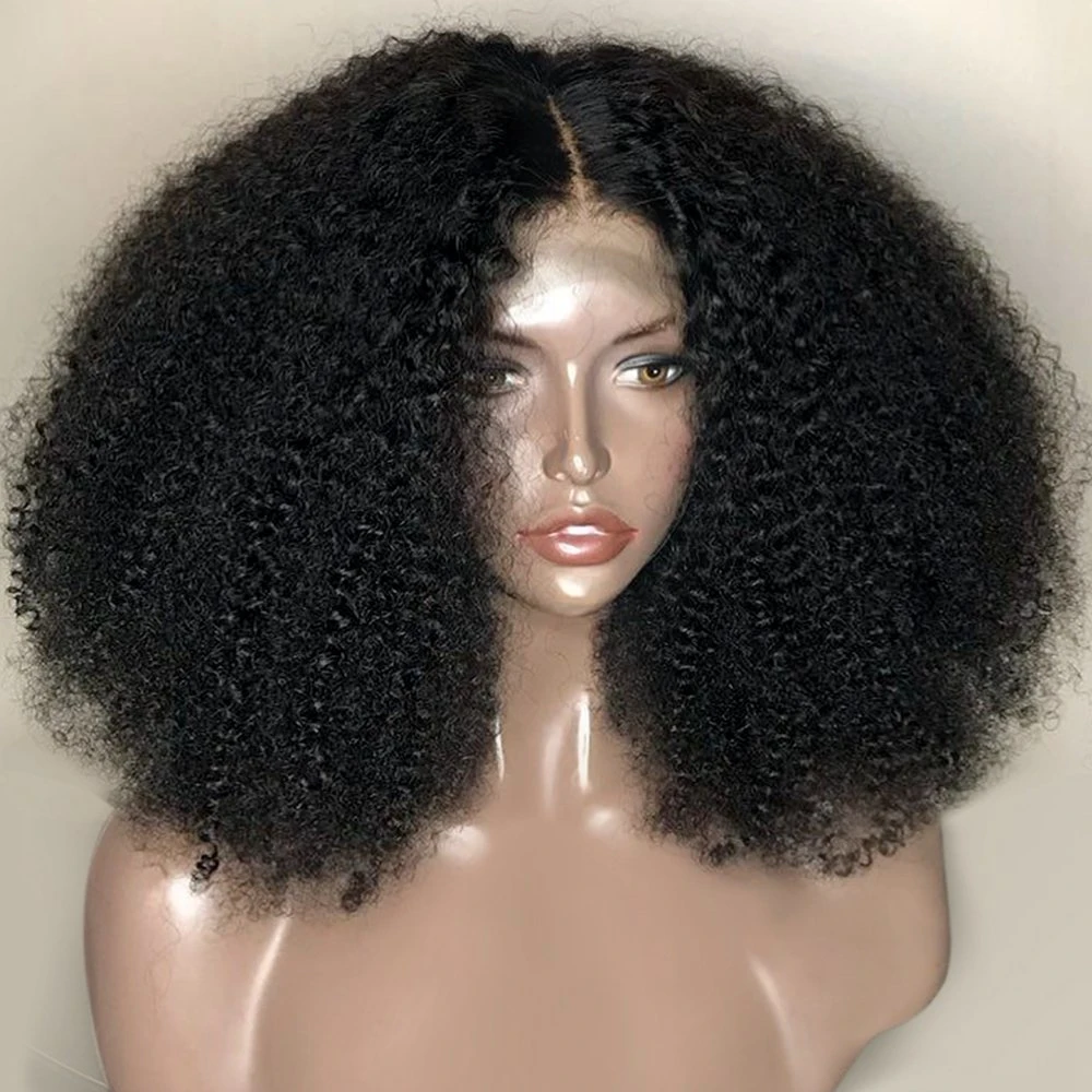 Kbeth Mongolian Afro Kinky Curly Wig Lace Front Human Hair Wigs for Black Women Pre Plucked 150 Density, Curly Full Lace Human Hair Wig Wholesale/Supplier