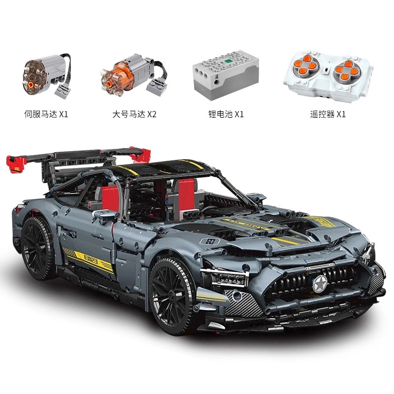 2872 PCS Assenbled bloques de construcción coche deportivo Teamwork interacción entre padres e hijos Divertido Roadster Control remoto vehículo ladrillos de automóvil