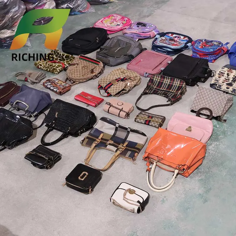 Factory Wholesale/Supplier Premium Quality Korea Second Hand Mixed Designer Bags Supplier Branded Luxury Ladies Women Leather Hand Used Bags in Bales