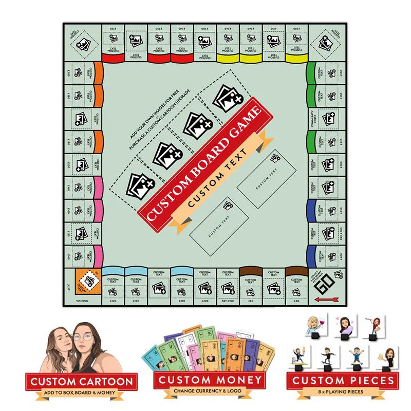 High quality/High cost performance  Customized Family Board Game OEM Printing Paper Table Board Game with Box Eco-Friendly Paper