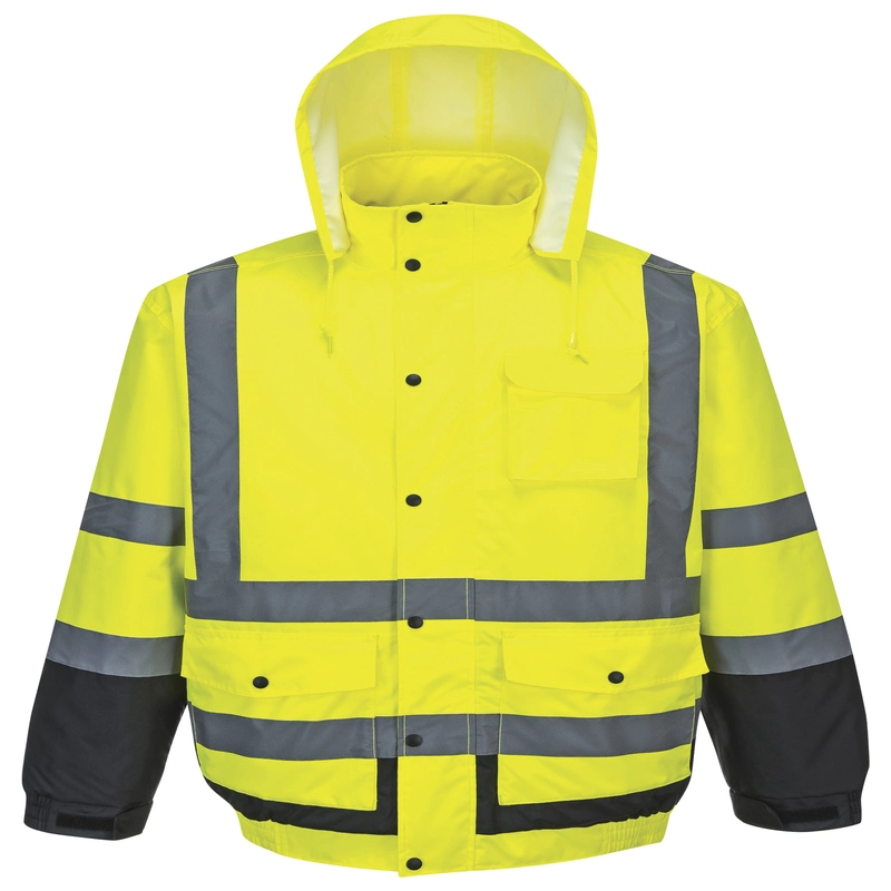 High Visibility Reflective Winter Adult Safety Jackets Waterproof Work Clothes