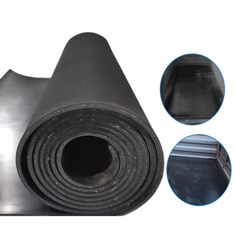 High Tensile Strength Insertion One Layers Cloth Fiber Reinforced Neoprene Rubber Sheet