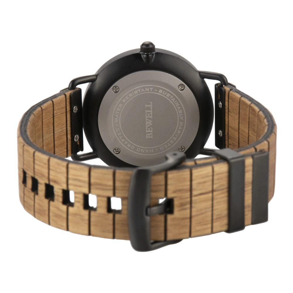 Herren Wooden Watch Herren Armbanduhren mit Miyota 1L32 Bewegung übertäfelt Metallgehäuse und Holzband kleine MOQ Custom Ihre Gshock