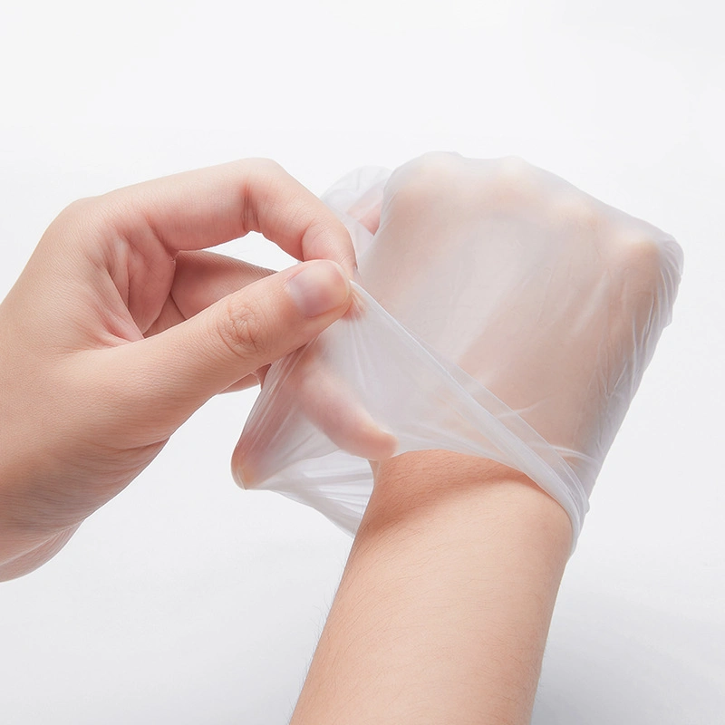 Disposable PE LDPE Plastic Gloves (CE, ISO certificated)