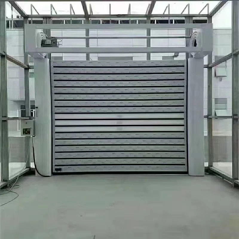 Aluminum Alloy Rapid Roll up and Shutter Spiral Security Warehouse Door