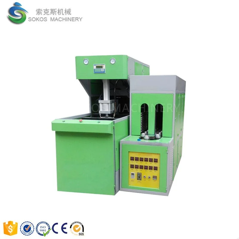 Semi Automatic Oil Shampoo Detergent Carbonated Drink Juice Drinking Water Beverage Plastic Bottle Jar Blowing Making Machine Pet Stretch Blow Molding Blower