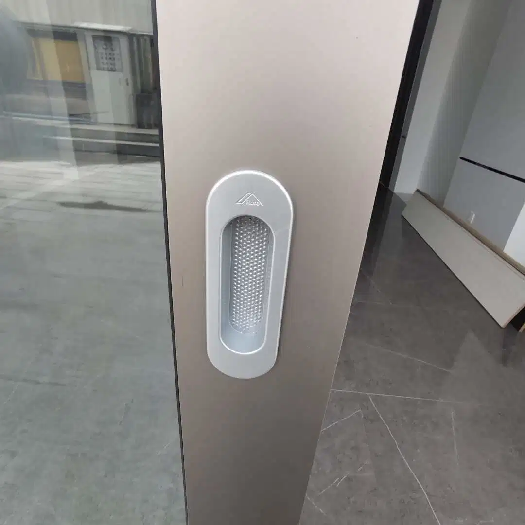 Big Size Aluminum Outside Sliding Door with Lift Handle