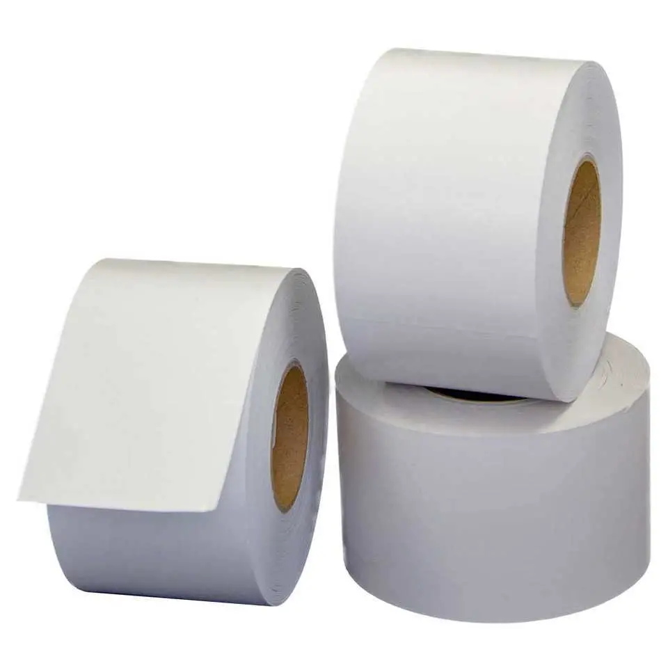 Waterproof Linerless Paper Label Self-Adhesive Label Rolls for Electronic Scale