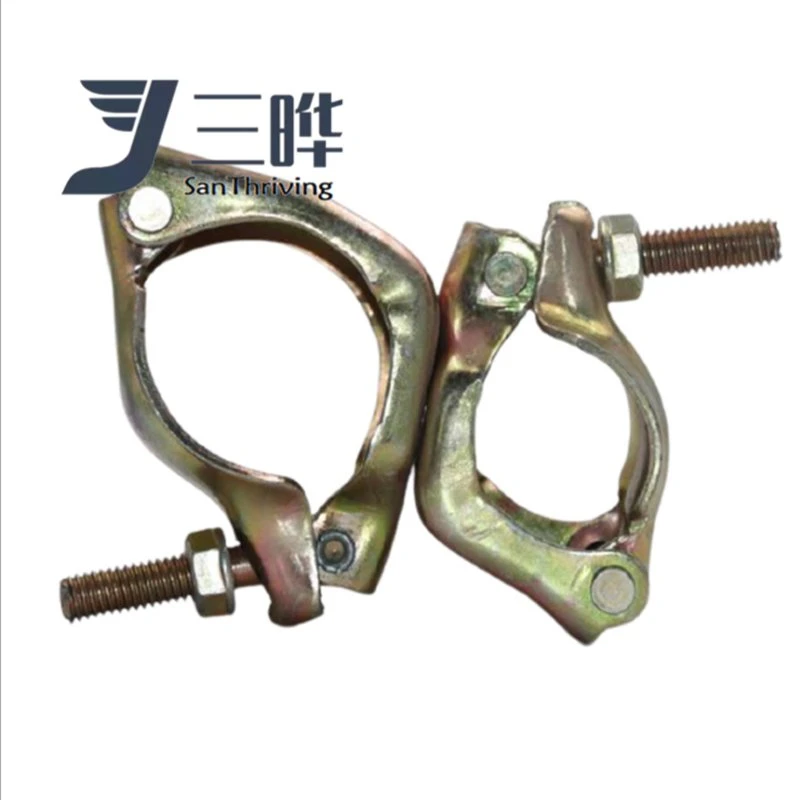 Galvanized Swivel Scaffolding Clamp Scaffolding Caster Wheel with Brake Rubber and Iron Core