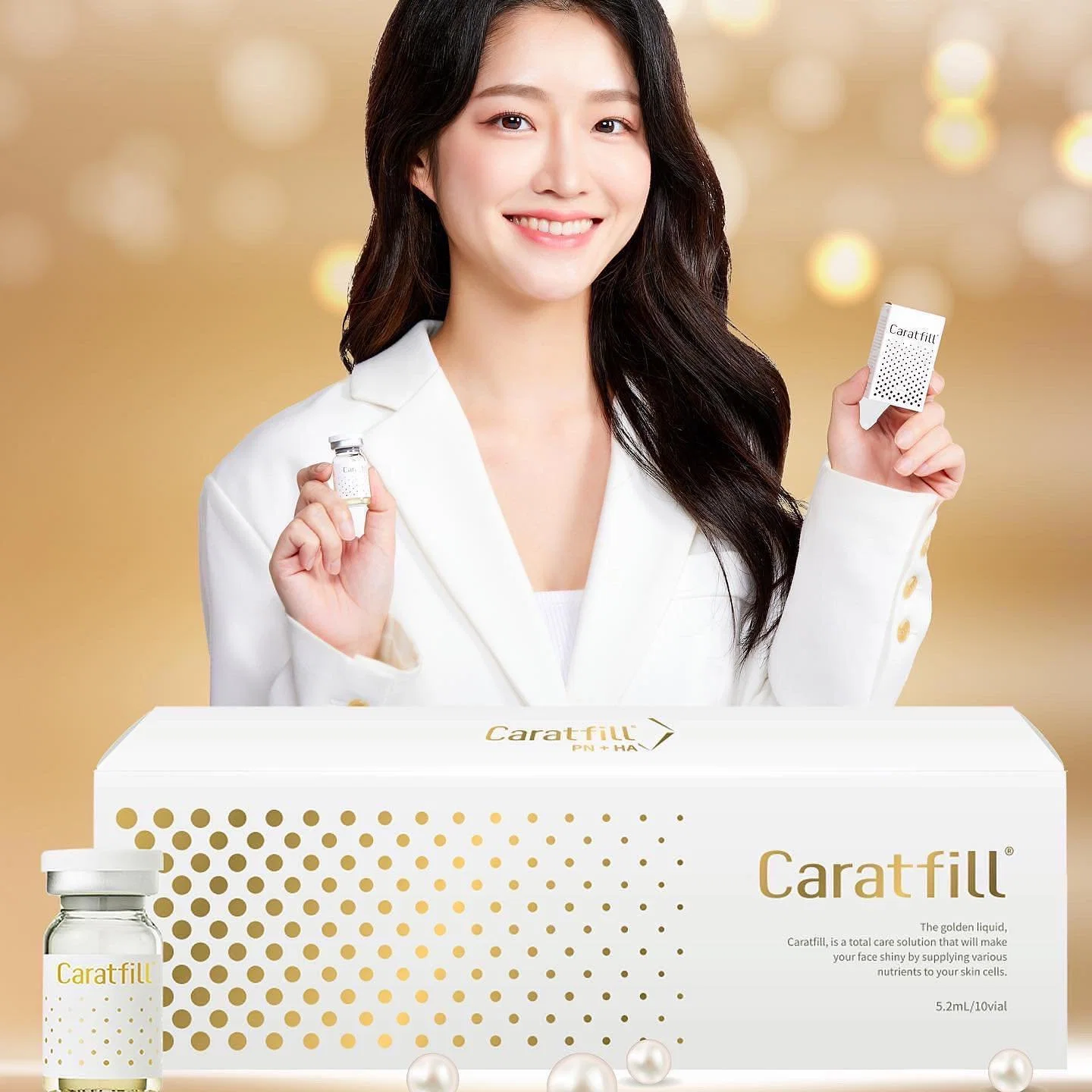 Korean Caratfill Skin Booster Pn + Ha Filler Injection