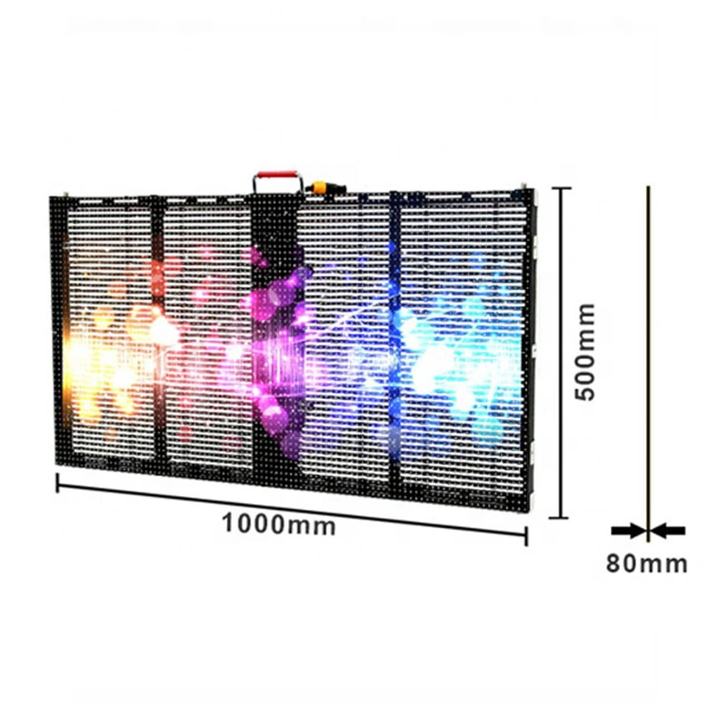 P3.91-7.82 LED Video Wall Panel Transparent Advertising LED Display