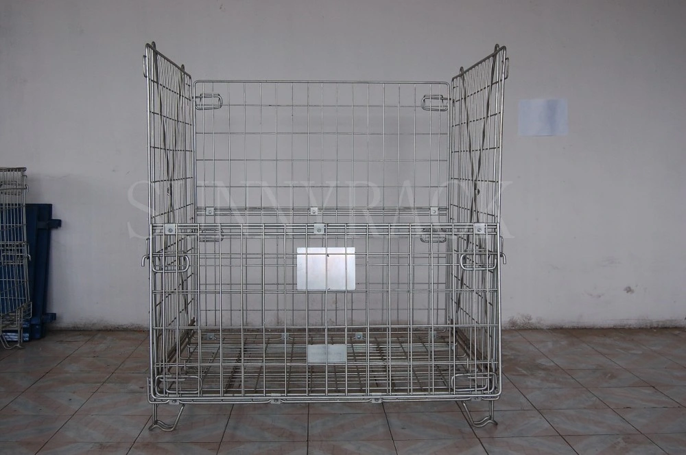 Warehouse Welded Stackable Wire Mesh Container from China Supplier