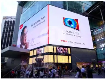 Outdoor 3D Big Screen Video LED Message Display P4 Poster Billboard for Advertising