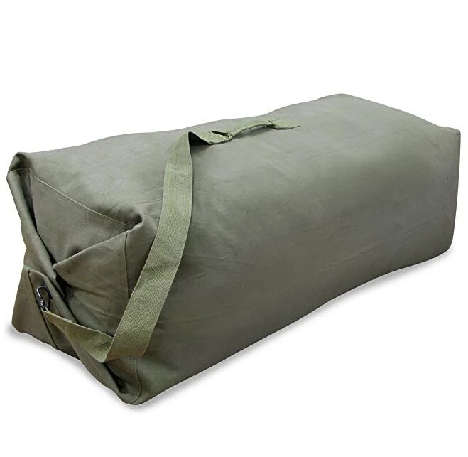 Tactical Duffel Bag grandes bolsas de Duffel Militar del Ejército de Servicio Pesado grado lienzo de algodón bolsas de Duffel